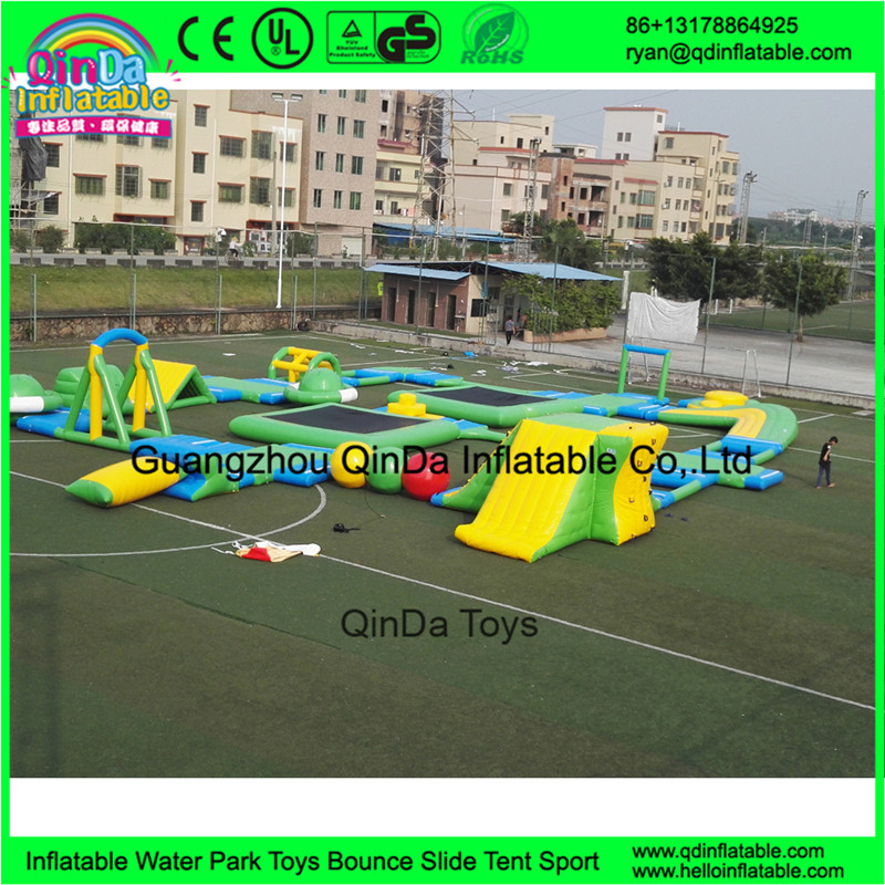 Wholesale Custom design outdoor adults giant inflatable floating water park for open water entertainment from Guangzhou from china suppliers