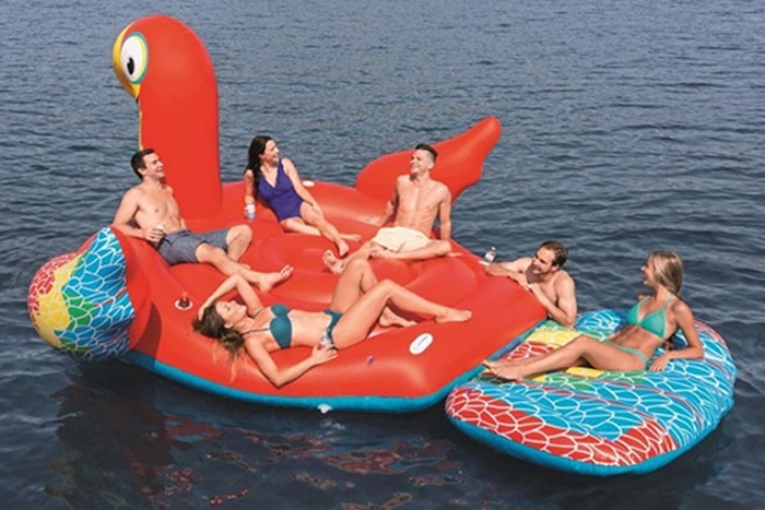 Wholesale Giant 6 Person Inflatable Parrot Pool Float 4.8m Long X 4m Wide X 2m High Swiming Toy from china suppliers