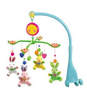 Wholesale Baby toys Wind up musical baby mobiles with fabric pendant from china suppliers