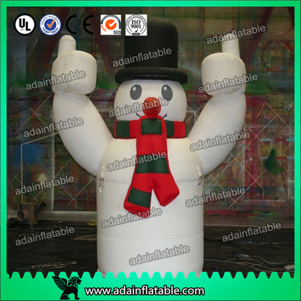 China Christmas Inflatable Snow Man，Inflatable Snowman Mascot, Christmas Advertising Inflatable on sale