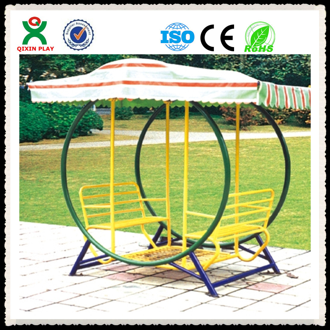 Wholesale Outdoor Swing Sets for Adults / Garden Swing Chair for Kids QX-100B from china suppliers