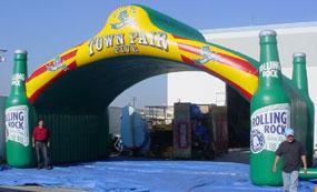 Wholesale 2012 hot sale rainbow inflatable arch from china suppliers