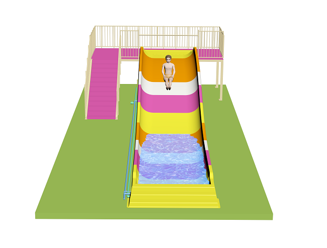 Kids' slide, Family slide ,Water Slides For Aqua Park Fiberglass Material