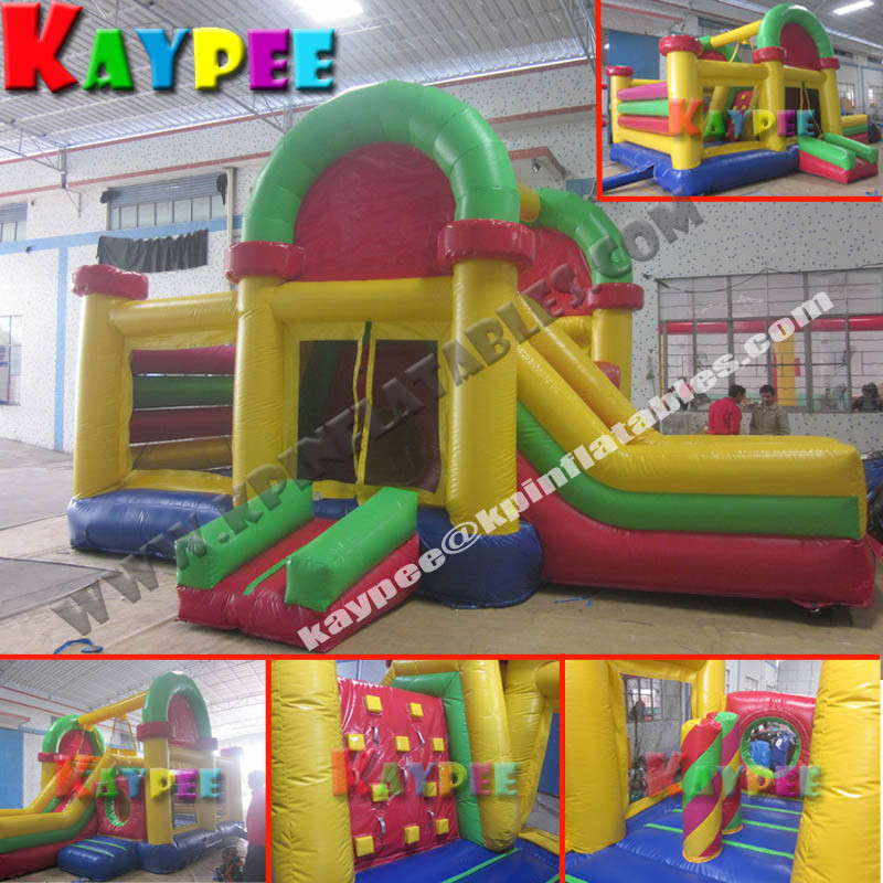 Wholesale Mix colourful combo,inflatable combo game,bouncer with slide obstacle KCB059 from china suppliers