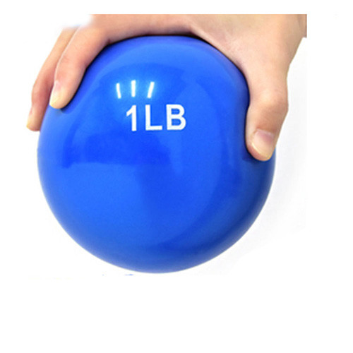 Wholesale Soft PVC Sand Fill Handle Weight Ball 1LB Fitness Exercise Lifting Training from china suppliers