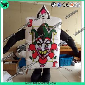 Wholesale Festival Event Parade Wlking Inflatable Poker Costume Moving Customized Inflatable from china suppliers