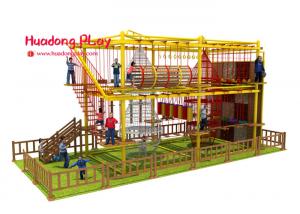 Wholesale Kindergarten Indoor Adventure Playground , Fun Indoor Playground Climbing Frames from china suppliers