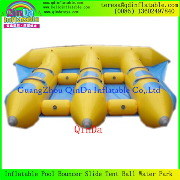 Buy cheap Good Price 0.9mm PVC Tarpaulin 6 Person Inflatable Fly Fish Boat/Flying Fishing from wholesalers