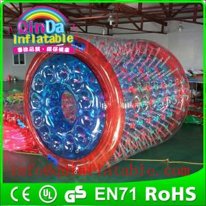 Wholesale QinDa Inflatable water wheel for fun water roller ball price water walking roller ball from china suppliers