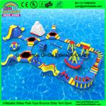 Giant inflatable water park/Summer games for adult/used water park slides for