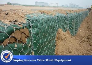 Wholesale PVC Coated Hot Dipped Gabion Wire Mesh For Flood Bank Customized Length from china suppliers