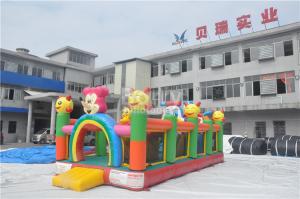 China Plato PVC Tarpaulin Inflatable Toddler Playground / Inflatable Fun City on sale
