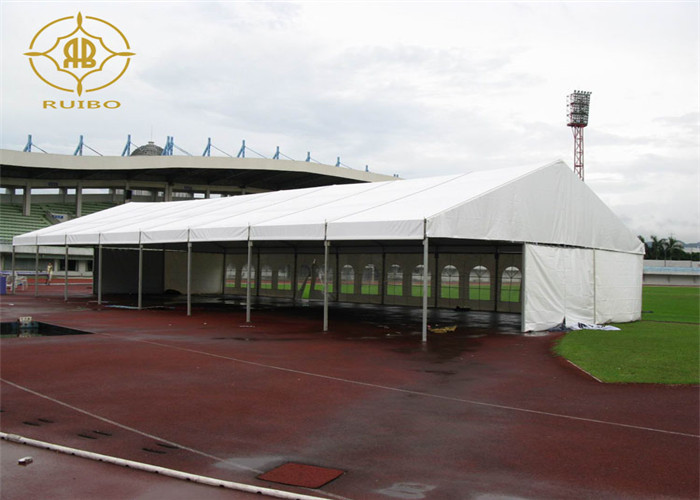 Wholesale Custom Logo Aluminium Frame Tent 80kw/H Wind Resistance PVC Roof Cover from china suppliers
