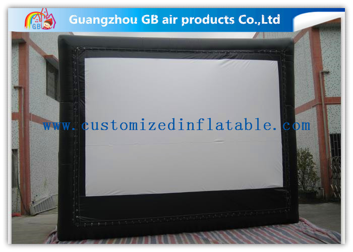 Wholesale Custom Frame Style Inflatable Movie Screen / Theater Screen For Outside Garden Film from china suppliers