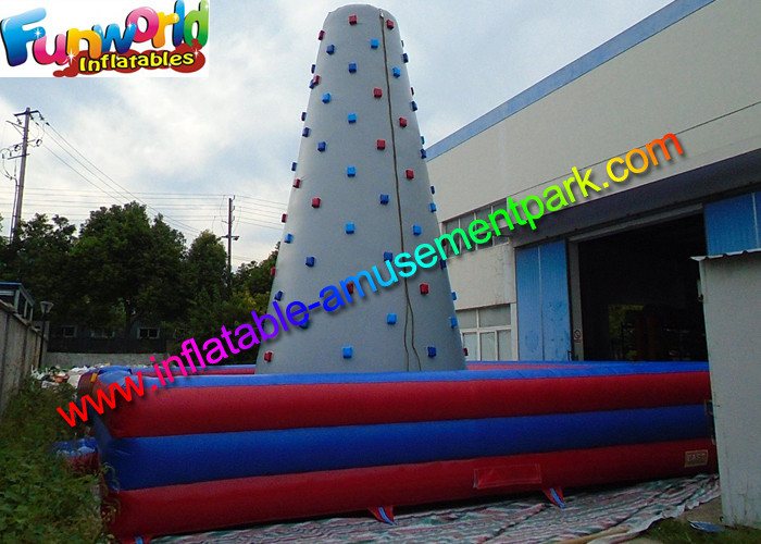 Quality Gym equipment Combined Inflatable Rock climbing wall Sport Games For Outdoor Challenge for sale