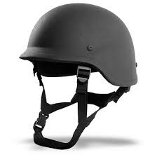 Level Two Bullet Proof Helmet , Four Point Type Bullet Resistant Helmet
