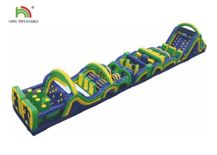 Wholesale 26m Long Challenge Adult Inflatable Obstacle Course, Inflatable Sports Games For Kids Adults from china suppliers