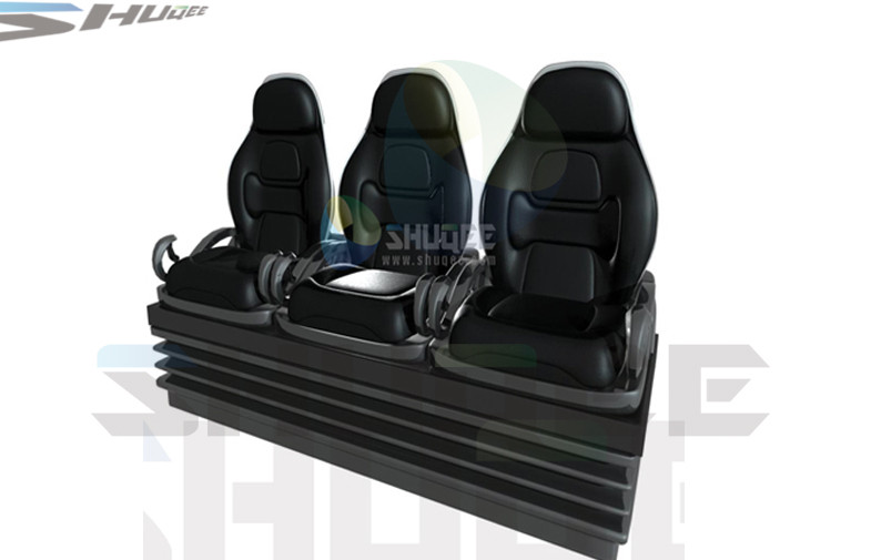Quality 3 Persons / Set Motion Cinema Chair With Movement / Vibration Simulation Effect for sale