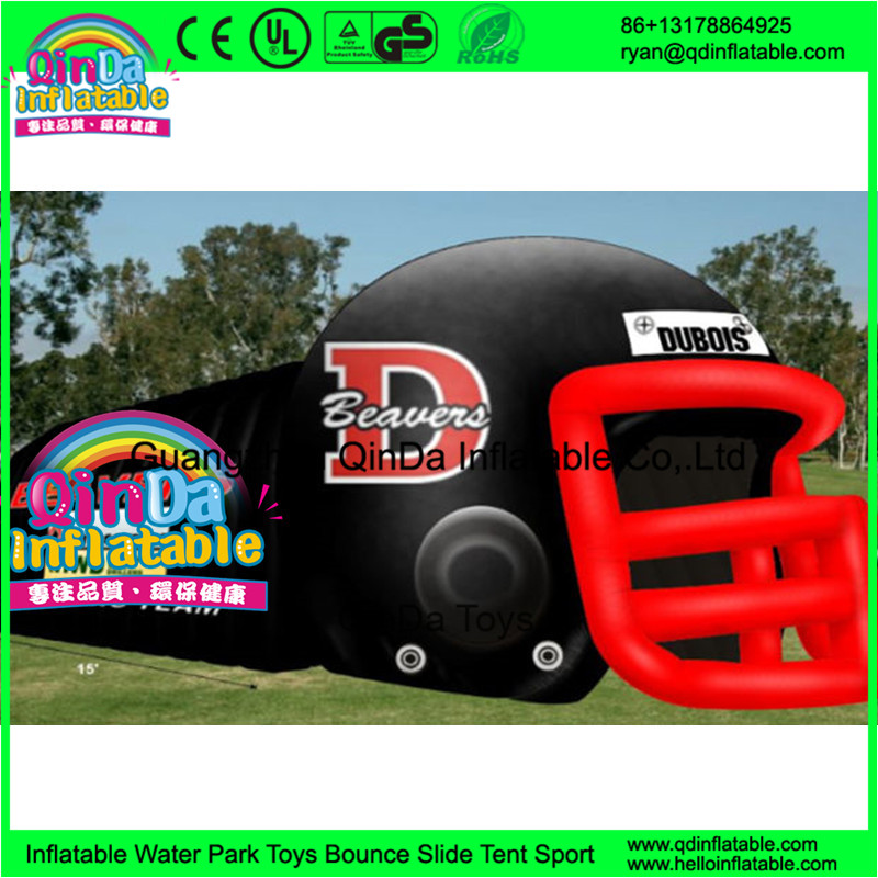 Wholesale Giant outdoor used inflatable sports tunnel inflatable football helmet tunnel tent from china suppliers
