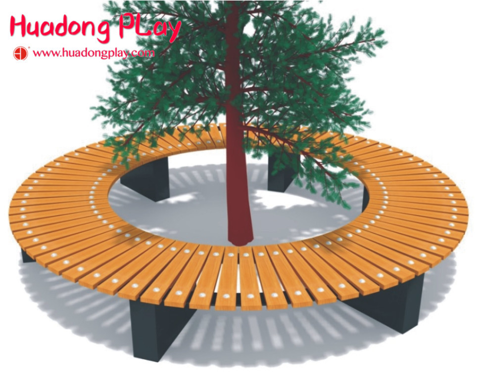 Wholesale Large External Circular Wooden Wrap Around Tree Bench Multifunction Customized from china suppliers