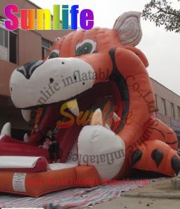 Wholesale inflatable tiger slide from china suppliers