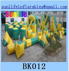 Wholesale inflatable 44pcs millium paintball bunker Flexible combination from china suppliers