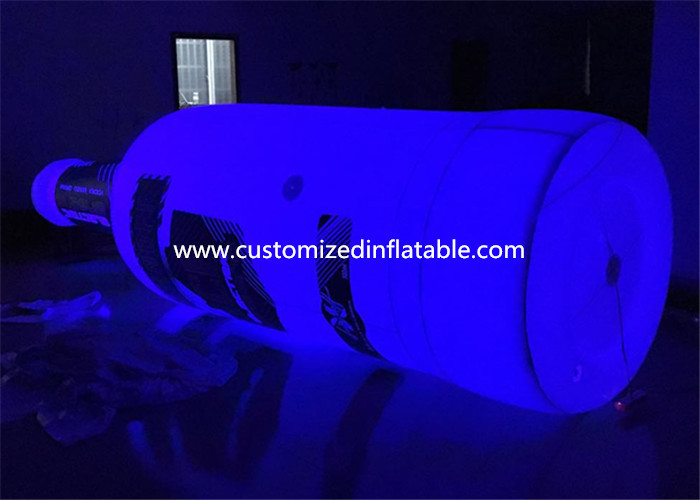 Wholesale Giant 5mH PVC Airtight Promotion Inflatable Olmeca Drink Bottle With Led Light from china suppliers