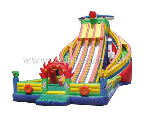 Quality best sale amusement park cheap inflatable water slides for sale for sale