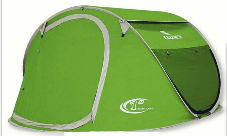Convenient Pop Up Beach Tent , Instant Camping Tents With Sunshade Cover