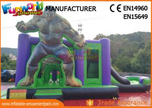 Wholesale 18oz Vinyl Blow Up Hulk Bouncy House / Inflatable Castle Fire Retardant from china suppliers