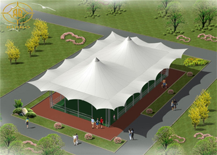 Wholesale Prefabricated Membrane Tent Structures Waterproof Use In Tennis Court Shading from china suppliers