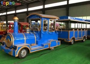 Wholesale 40 Seats Trackless Train Ride Diesel  Theme Park Sightseeing Train Ride from china suppliers
