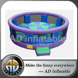 Wholesale Indoor inflatable trampoline inflatable round joust games from china suppliers