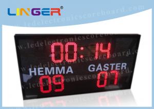 Wholesale Black Iron Cabinet LED Football Scoreboard Easy Operation Different Color from china suppliers