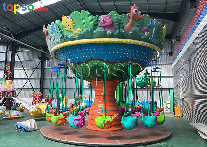 Wholesale 16 Seat Kids Flying Chair Ride Dinosaur Kids Swing Rides Color Customized from china suppliers