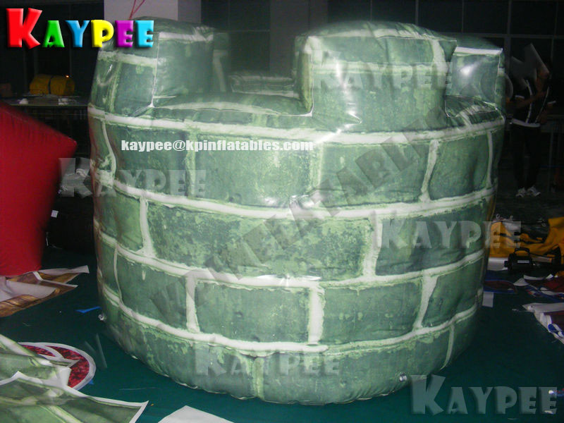Wholesale Bunker mini castle,Inflatable paintball bunker,arena,paintball field KPB033 from china suppliers