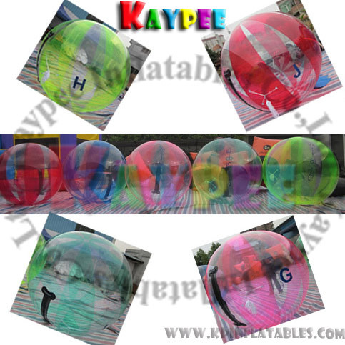 Wholesale Colour water ball,TIZIP zipper inflatable ball, water game Aqua fun park water zone KWB001 from china suppliers