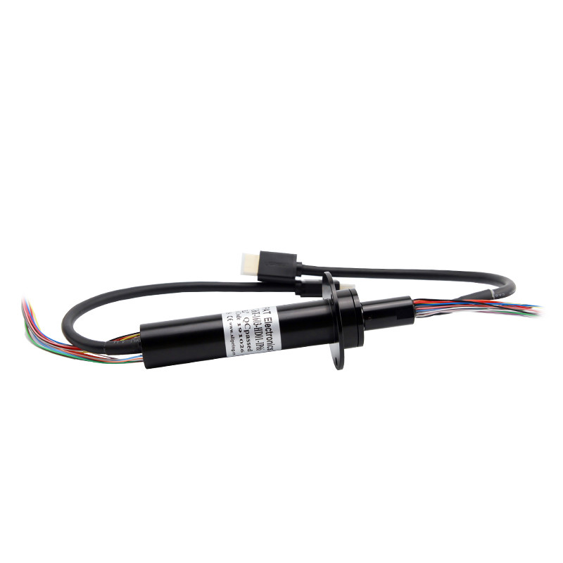 Wholesale Rotating Electrical IP66 Capsule Slip Ring 16 Circuits 400rpm Ethernet Rotary Joint from china suppliers
