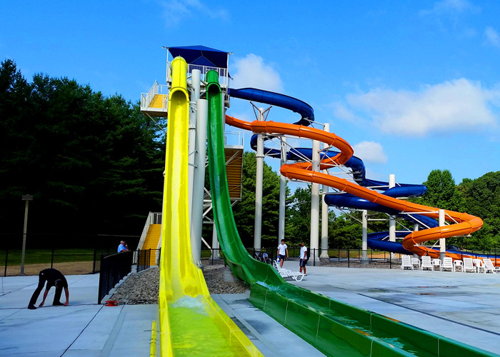 Buy cheap Adults High Speed Racing Freefall Water Slide for Amusement Park ISO CE TUV from wholesalers