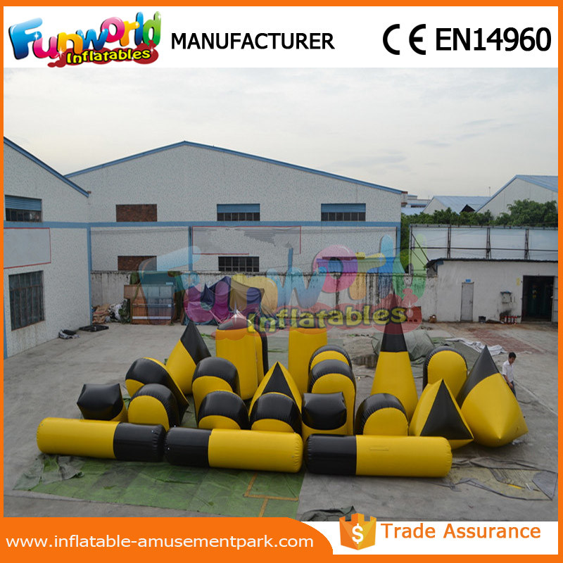 Wholesale Customized PVC Inflatable Paintball Bunkers / Battle Bunker Sport Games Equipment from china suppliers