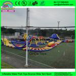 outdoor inflatable water trampoline with slide for sale/ Inflatable Aqua Park/