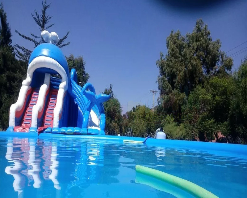 Wholesale Ocean Theme Inflatable Combo Bounce House Attraction Slide Pool Water Games from china suppliers