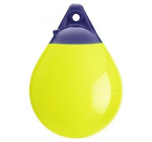 Wholesale UV Resistance Dock Bumper Ball Inflatable PVC Yellow Mooring Buoys Round Boat Fenders from china suppliers