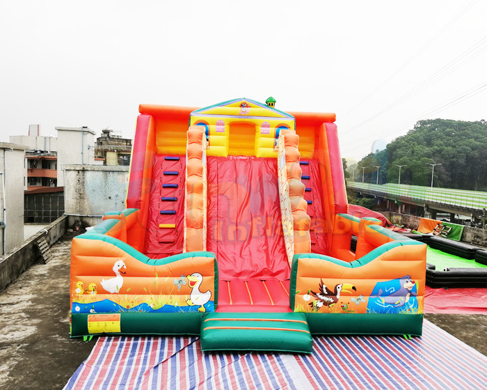 Wholesale Quadruple Stitching Commercial Inflatable Slide Children Bounce House Jumping Castle from china suppliers