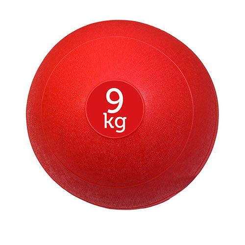 Wholesale 9KG No Bounce Heavy Slam Balls Strength Fitness Exercise Gym Slamming Ball Red from china suppliers