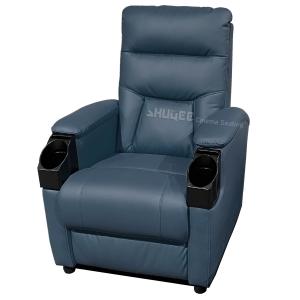 Wholesale Genuine Leather Home Cinema Seats VIP Sofa With Inclined Cup Holder from china suppliers
