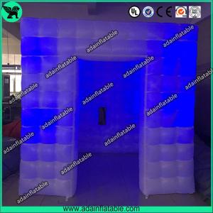 Wholesale 2.5*2.5*2.5 Wedding Inflatable Booth Tent/Lighting Decoration Inflatable Photo Booth from china suppliers