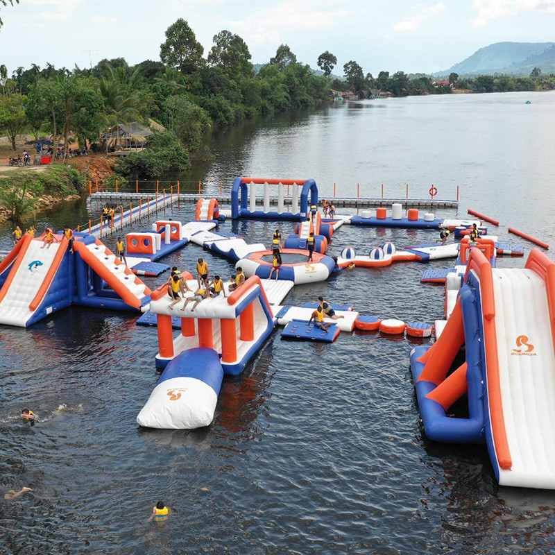 Quality Cambodia Water Games Inflatable Water Park Equipment For Kids and Adults for sale