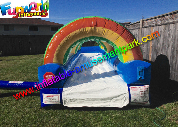 Quality Big Backyard Outdoor Inflatable Water Slides Backyard Inflatable Slip N' Slide for sale