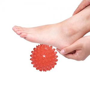 Wholesale 9cm PVC Fitness Spiky Hand Foot Massage Ball Red Trigger Points Foot Balls from china suppliers